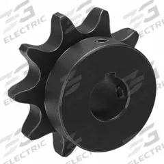 TSUBAKI Single Strand Sprocket: 60, For 3/4 in Chain Pitch, 3/4 in Bore Dia, 10 Teeth, Steel (MPN 60B10F-3/4). Key specifications — Brand: TSUBAKI.