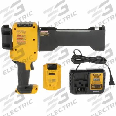 DEWALT Caulk Gun Kit: 20V DC, 1:1, Cartridge, 20.5 oz For Container Size - DEWALT Cordless Two-Part Applicators