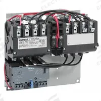 SIEMENS NEMA Magnetic Motor Starter: Reversing, 3 Poles, NEMA Size 00, 9 A, Electronic Protection (MPN 22BUB32AA). Key specifications — Brand: SIEMENS; Auxiliary Contact Form: 1NO; Coil Voltage: 110-120/220-240V AC; Phase: Three; Terminal Connection Type: Screw Terminals; Auxiliary Contacts Included: 1NO; Signaling Features: Pilot Light; Thermal Units Required: None (Not Applicable to Electronic Overloads).