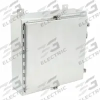 HOFFMAN Enclosure: 304 Stainless Steel, 20 in x 20 in x 6 in, NEMA 12/13/3/3R/3RX/4/4X, Solid Cover (MPN A20H2006SSLP). Key specifications — Brand: HOFFMAN; Closure Method: Clamps; Enclosure Material: 304 Stainless Steel; Knockouts: Not Included.