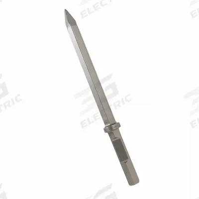 BOSCH Breaker and Demolition Hammer Chisel: 1/4 in Head Wd, 20 in Overall Lg - Chisel Bits for Breaker & Demolition Hammers