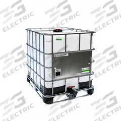 BASCO IBC Tote with Ball Valve: 39 1/4 in x 45 1/2 in x 47 1/4 in, GC275BVN428, 2 in Drain, Steel. Key specifications — attr1189588: Natural; attr1189596: EA; attr1189548: Quick Disconnect; attr1189551: HDPE; attr1189553: Steel; attr1189568: Rectangular; attr1189570: FDA Approved; attr1189571: Hazardous Liquids.