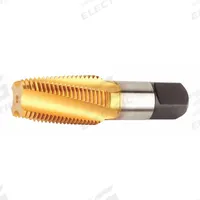 WIDIA GTD Spiral Flute Tap: 1/4"-18 NPT/NPTF, 4 Flute, Taper Chamfer, Black Oxide Cobalt (MPN VTSFT8504)