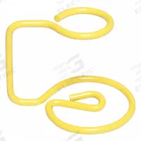 Tube Rack: 2 3/4 in Overall Wd, 2 1/4 in Overall Ht, 3 3/4 in Overall Lg, Steel, Yellow, Well (MPN HS23051). Key specifications — Material: Steel; Mounting Location: Benchtop; Color: Yellow; Product Type: Test Tube Rack; Total Holding Capacity: Well; Brand: HEATHROW SCIENTIFIC.
