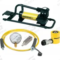ENERPAC Ram and Pump Set: 10 ton Cylinder Nominal Capacity, 1 1/2 in Cylinder Stroke, P392FP (MPN SCL101FP). Key specifications — attr96781: HC7206; attr96779: Mfr. No. RCS101; attr96780: P392FP; attr98877: ENERPAC.