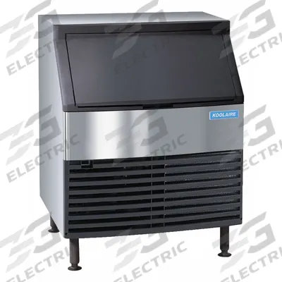 KOOLAIRE Ice Machine: Dice, 256 lb Ice per Day, Air Cooled, 38 1/2 in Ht, 30 in Wd - Undercounter Ice Machines