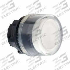 SCHNEIDER Flush Push Button: 22 mm Mounting Size, Non-Metallic, Momentary (MPN ZB5APA1). Key specifications — Brand: SCHNEIDER; Action: Momentary; Series: XB5; Push Button Material Type: Non-Metallic.