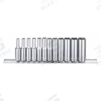 WESTWARD Socket Set: 1/4 in Drive, 12 Piece, 6-Point, Metric, 3.5 mm to 12 mm (MPN 53PN30). Key specifications — attr1224269: 1/4 in; attr1204685: Tether Ready; attr1204650: 3.5 mm to 12 mm; attr1204673: Socket Bits Not Included; attr1204688: WESTWARD; attr1206170: Deep Sockets.