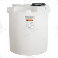 SNYDER INDUSTRIES Storage Tank: Single Wall, Vertical, 500 gal, Closed Top, 3/16 in Wall Thick, HDPE (MPN 5780100N97206). Key specifications — Construction Material: HDPE; Brand: SNYDER INDUSTRIES.