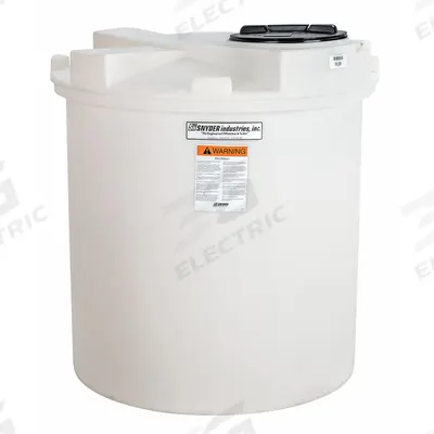 SNYDER INDUSTRIES Storage Tank: Single Wall, Vertical, 500 gal, Closed Top, 3/16 in Wall Thick - Vertical Liquid Storage Tanks