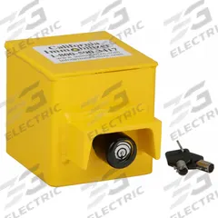 CALIFORNIA IMMOBILIZER Coupler Lock: Bulldog, Yellow, Steel, Powder Coated, 2 Keys, Coupler Lock (MPN G00100). Key specifications — Finish: Powder Coated; Lock Type: Bulldog; Includes: 2 Keys; Brand: CALIFORNIA IMMOBILIZER; Color: Yellow; Product Type: Coupler Lock; Material: Steel.