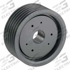 APPROVED VENDOR V-Belt Pulley: 8V1800, 6 Groove, 18 in OD, Bushed Bore, J, For 8V/8VX Belt Section (MPN 68V1800J). Key specifications — Pulley Industry Number: 8V1800; Pitch Diameter: 18 in (8V); For Belt Section (broad, with similar types): 8V or 8VX.