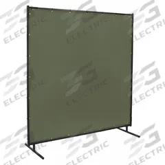 STEINER Welding Screen: Cotton Duck, 6 ft Ht, 6 ft Wd, Olive Green, 3/4 in Frame, Olive Green (MPN 501-6X6). Key specifications — Brand: STEINER; Screen Material Type: Cotton Duck.