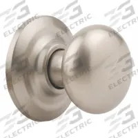 YALE Door Lockset: Dummy Knob Locksets, Nickel (MPN D35062). Key specifications — Lockset Style: Cambridge Knob.