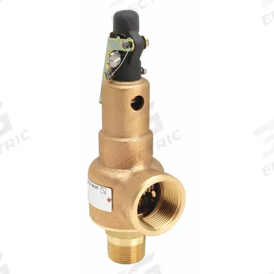 KUNKLE VALVE Safety Relief Valve: MNPT x FNPT, 1 in x 1 1/4 in, Bronze - ASME Section VIII & XIII Air, Inert Gas & Liquids Pressure Relief Valves