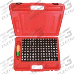STARRETT Pin Gauge Set: Go (Plus), 0.501 in to 0.625 in, 0.001 in Dia Increment, ZZ Tolerance Class (MPN S4006-625). Key specifications — attr1182482: ZZ; attr1182483: +/-0.00020 in; attr1182499: STARRETT.