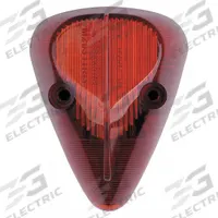 MAXXIMA Clearance Light: Marker Light, LED, Triangle, Surface Mount, Red, Hole, 3 5/16 in Overall Ht (MPN M20311R). Key specifications — Lens Color: Red; Brand: MAXXIMA; Lighting Technology: LED; Mount Type: Hole; SAE Lens Code: P2.