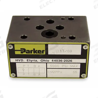 Parker Check Valve: 20 gpm Flow Rate - Max, 5,000 psi Max Pressure, D03 NFPA Size - General Purpose Check Valves