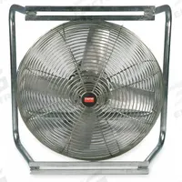 DAYTON Transformer Cooling Fan: 6,599 cfm Airflow @ 0.000 in SP, 20 in Blade Dia, 1/2 hp Motor HP (MPN 2ATX9). Key specifications — Includes: Weatherproof Power Cord; Phase: Single; Voltage: 115/230V AC; Brand: DAYTON.
