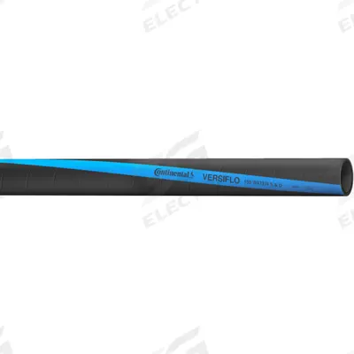 CONTINENTAL Suction and Discharge Hose: 1 in Hose Inside Dia., 150 psi, Black - PVC Bulk Water Suction & Discharge Hoses with PVC Helix Reinforcement