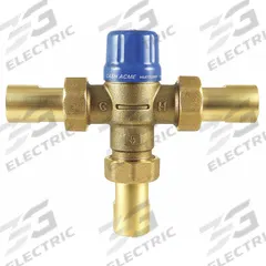 CASH ACME Thermostatic Mixing Valve: 3/4 in Inlet Connection Size, 3/4 in Outlet Connection Size (MPN 24511). Key specifications — attr1037827: CASH ACME.