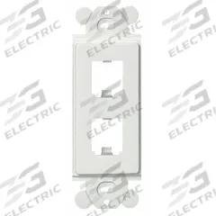 PANDUIT GFCI Module Frame: Mini Com, White, 2 Ports, CFG2WH. Key specifications — Color: White; Brand: PANDUIT.