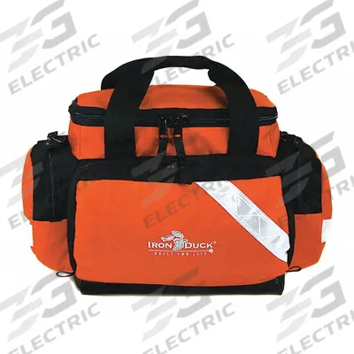 IRON DUCK Trauma Bag: 21 in L x 15 in W x 10 in H, Nylon, Orange - Medical Duffel Bags