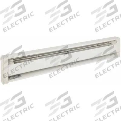 Dayton Electric Baseboard Heater: Commercial Grade, 1000W, Thermostat Not Included - Oil-Filled Electric Baseboard Heaters