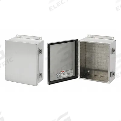 HOFFMAN Enclosure: Aluminum, 8 in x 6 in x 4 in, NEMA 12/13, Solid Cover - Aluminum Dust-Tight Enclosures