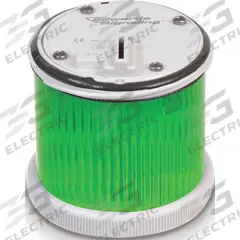 EDWARDS SIGNALING Tower Light Module: Steady, 240V AC, Green, 70 mm Overall Dia, 3 1/8 in Overall Ht (MPN 270LEDSG240A). Key specifications — Brand: EDWARDS SIGNALING; Compatible with Series: 200 Class; Lens Color: Green; Operating Voltage: 240V AC; Manufacturer Part Number: 270LEDSG240A.