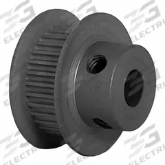 DAYTON Timing Pulley: Modified Curvilinear, Fixed, For GT Timing Belt Section, For 6 mm Belt Wd (MPN 32-2P06M6FA6). Key specifications — Brand: DAYTON; Finish: Clear Anodized; For Belt Series: Powerhouse®.