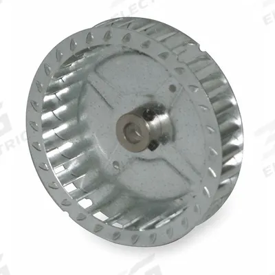 REVCOR Blower Wheel: Forward-Curved, 8 in Dia, 4 in W, CW Closed End, Aluminum Wheel - Single-Inlet Forward-Curved Blower Wheels