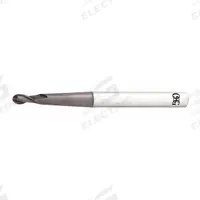 OSG Ball End Mill: Carbide, TiAlN Coated, 2 Flute, 3 mm Mill Dia, 8 mm LOC, 90 mm OAL (MPN HP418-1181)