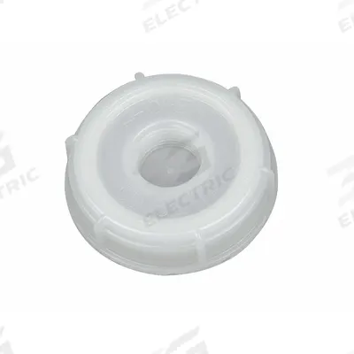 APPROVED VENDOR Pail Lid: Gasketed/Screw Top, 2 3/4 in Overall Dia, White, Plastic - Screw-On Caps