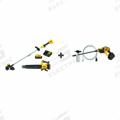 DEWALT Combo Kit: 20V MAX*, Power Cleaner, 125 mph Blower Max Air Speed - Outdoor Equipment Combination Kits