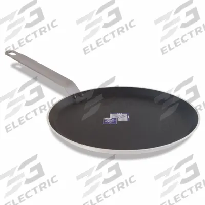 CRESTWARE Crepe Pan: 12 in Bottom Dia, Teflon (MPN CRE12) - Furnishings, Appliances and Hospitality