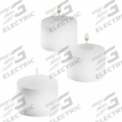 STERNO Liquid Wax: 10 hr Burn Time, Cream, 1 1/4 in Overall Ht - Candles & Votives