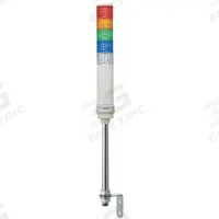 SCHNEIDER Tower Light Assembly: 5 Tier, Blue/Clear/Green/Orange/Red, Sounder Tier Included, XVC6B55S. Key specifications — Manufacturer Part Number: XVC6B55S; Brand: SCHNEIDER; Operating Voltage: 24V; Light Tier Color: Clear.