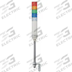 SCHNEIDER Tower Light Assembly: 5 Tier, Blue/Clear/Green/Orange/Red, Sounder Tier Included, XVC6B55S. Key specifications — Manufacturer Part Number: XVC6B55S; Brand: SCHNEIDER; Operating Voltage: 24V; Light Tier Color: Clear.