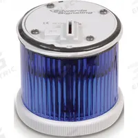 EDWARDS SIGNALING Tower Light Module: Flashing/Steady, 240V AC, Blue, 70 mm Overall Dia, 200 Class (MPN 270LEDMB240A). Key specifications — Brand: EDWARDS SIGNALING; Compatible with Series: 200 Class; Lens Color: Blue; Operating Voltage: 240V AC; Manufacturer Part Number: 270LEDMB240A.