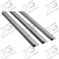 NATIONAL GUARD Door Weatherstripping: 3 ft Lg, 1 1/4 in Wd, 7 ft Ht (MPN 159MA-36x84). Key specifications — Insert Material: Vinyl; Flange Material: Aluminum; Brand: NATIONAL GUARD.