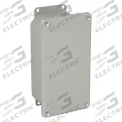 HOFFMAN Enclosure: Steel, 8 in x 4 in x 3 in, NEMA 12/13/4/6, Solid Cover, Screw On (MPN A843DSC). Key specifications — Closure Method: Screws; Brand: HOFFMAN; Knockouts: Not Included.