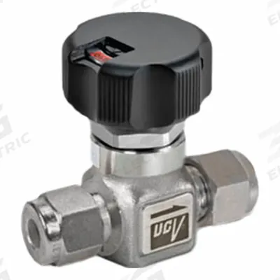 HAM-LET High Purity Diaphragm Valve: 1/4 in, 316L Stainless Steel, Compression x Compression - Standard High-Purity Manual Diaphragm Valves