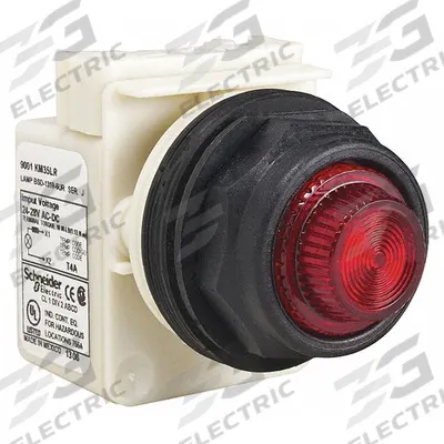 SCHNEIDER Pilot Light: 30 mm Panel Mounting Size, Red, LED - LED Pilot-Lights
