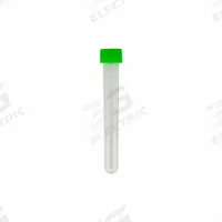APPROVED VENDOR Test Tube: Test Tube, Polypropylene, 8 mL Capacity - mL, 0.28 oz Capacity - oz, HDPE (MPN 2142079G60E1). Key specifications — Brand: APPROVED VENDOR; Graduated: No; Closure Color: Green; Includes: Tubes with Caps; Includes Closure: Yes; Body Color: Natural; Bottom Shape: Round; Body Material: Polypropylene.