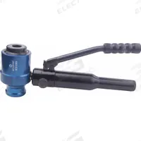 ECLIPSE Hydraulic Punch Driver Set (MPN 902-598). Key specifications — attr74890: Mild Steel; attr74888: (6) Slug Splitting Punch and Dies, (2) Draw Studs, Spacer, Blow Molded Carrying Case; attr74884: 1/2 in to 2 in.