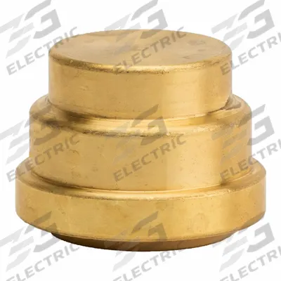 APPROVED VENDOR End Stop: 1 in OD Size, Push-to-Connect, Brass - Standard Brass Push-to-Connect Tube Fittings