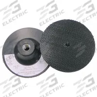 3M Hook-and-Loop Disc Backup Pad: 4 in Dia x 1/8 in T, Non-Vacuum, Hard Density (MPN 914). Key specifications — Brand: 3M.