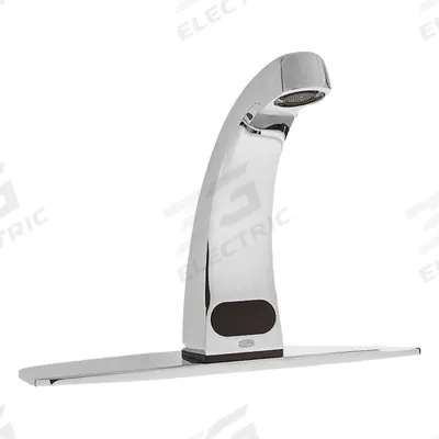 ZURN Bathroom Sensor Faucet: AquaSense, Brass, Chrome Finish, Single-Post, Battery - Single-Post Sensor Bathroom Faucets