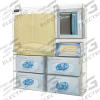 BOWMAN DISPENSERS Protection System: 23 3/8 in Overall Wd, 4 3/4 in Overall Dp, 7 Compartments (MPN PS016-0111). Key specifications — Material: Plastic; Color: Clear; Brand: BOWMAN DISPENSERS; Product Type: Protection System; Compatible Dispensing Product: Gowns.